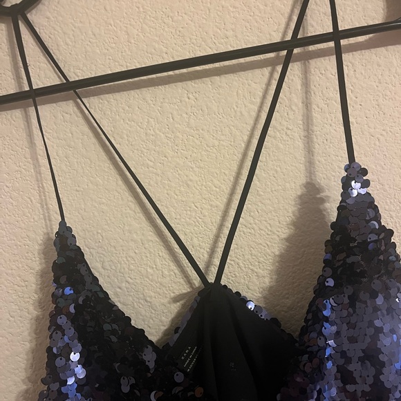 Zara Trf Sequin Tank Top  Size XS - Picture 3 of 5